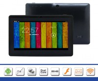 7 palcový tablet, HD display, dual core černý